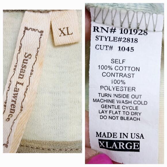 Susan Lawrence SZ XL 90s Y2K Cafe Ala Mode Graphic Sunglass Girl Tee Shirt - Picture 8 of 8